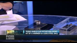 Screen Protector RHINO SHIELD on FOX Business News [upl. by Roxi]