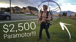 A 2500 Paramotor  Flying On A Budget Pt 1 [upl. by Ilyssa245]