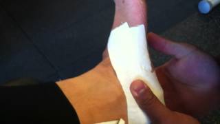 Proper athletic taping for Plantar Fascia support [upl. by Marv]