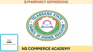 B PHARMACY ADMISSIONS  NOTIFICATION TSCHE [upl. by Main]