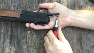 Adjusting the Hammer Spring on the Hatfield Single Shot [upl. by Yelik]