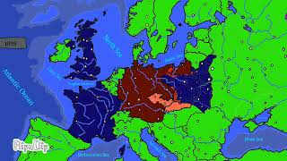 Europe map timeline history of europe interwar first and second part of World war 2 [upl. by Nations]