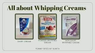 Difference Between Dairy and Nondairy Whipping Cream  whipping cream  All About Whipping Cream [upl. by Fitzger233]