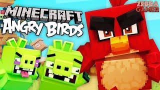 Minecraft Angry Birds DLC  Zebras Minecraft Fun [upl. by Fanni]