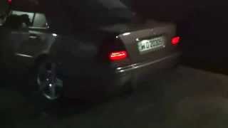 Mercedes W202 Anti Lag 2516v Engine Swap Link ECU tuned by Husam Salem Jordan [upl. by Ennaylime367]