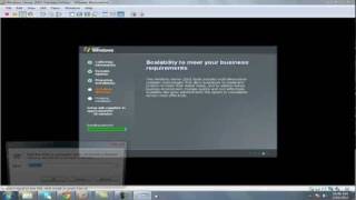 how to install windows server 2003 on vmware workstation in windows 7mp4 [upl. by Trudi]