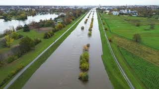 Kinzig Hochwasser 2023 Drohnenaufnahmen [upl. by Newkirk]