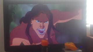 Disneys Tarzan 1999  Tarzan vs Sabor fight scene [upl. by Lerred529]