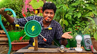 HydroElectric Power Generator Making at Home🔥  💧Waterல இருந்து Current⚡ எடுக்கலாம்  Vijay Ideas [upl. by Eifos]