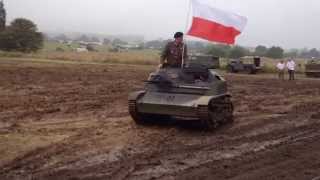 TKS Polish tankette 1939 Part1 The War amp Peace Revival Show 2014 [upl. by Rabiah]