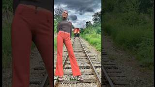 Funny train vs sand sculpture special effects on the train driver half new magical train vfx yt [upl. by Aivek280]