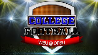 PTCI College Football  Wayland Baptist at OPSU [upl. by Zertnom]