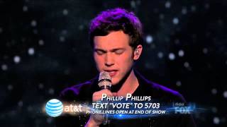 Phillip Phillips Weve Got Tonight  Top 3  American Idol Season 11 [upl. by Adidnac]