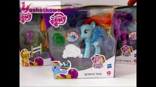 My Little Pony  3 kucyki ruchome od Hasbro  Twilight Sparkle Applejack Rainbow Dash [upl. by Judi]