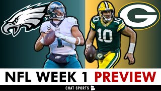 Eagles vs Packers NFL Week 1 Preview Predictions amp Keys To Victory [upl. by Llerral]