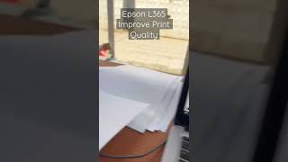 Epson L365 Clean Printhead And Improve Print Quality [upl. by Nedia]