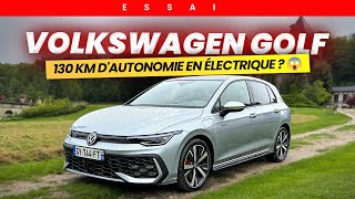 ESSAI Volkswagen Golf GTE 2024  une autonomie record pour une hybride  130km en éléctrique [upl. by Relyk960]