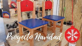 Construir Mesa y Sillas para niños  Parte 1 [upl. by Ecyaj]