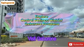 Visit Gaborone CBD Botswana The exclusive nightlife gaborone tourism botswana [upl. by Luamaj]