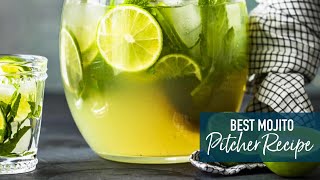 The BEST Mojito Pitcher Recipe [upl. by Esinaej834]