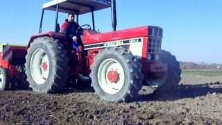 Wheat seeding 2013 with International 844 S and Pottinger Vitasem 302 classic [upl. by Einafets255]