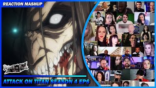 Full Episode Attack on Titan Season 4 Episode 6 Reaction Mashup  進撃の巨人 Shingeki no Kyojin s4 ep6 [upl. by Spurgeon750]