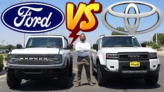 NEW Toyota Land Cruiser vs Ford Bronco Which Boxy SUV Is Best [upl. by Regazzi]