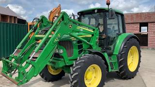 2011 JOHN DEERE 6230 STD TRACTOR WITH JD LOADER [upl. by Ahsilahk]