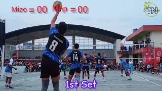 Mizoram Vs Manipur  3rd Northeast Volleyball Final Match 2024 [upl. by Elleiad]