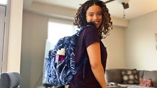 What’s in My Backpack Vera Bradley Iconic Campus Backpack [upl. by Ayotan]