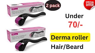 Best cheapest derma roller for hairbeard growth [upl. by Sievert849]