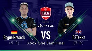 ROGUE NRASECK VS F2TEKKZ 71 Xbox semifinals FUT CHAMPIONS CUP bucharest  f2tekkz humiliated [upl. by Chard]