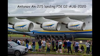 Antonov An225 Landing Prestwick Airport 02AUG2020 4KUHD [upl. by Fannie]