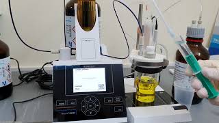 Titroline TL7500 KF Installation 16  Volumetric Karl Fischer titrator Operation [upl. by Decamp]