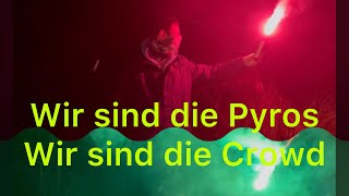 Wir sind die Pyros Wir sind die Crowd Hardstyle Pyrosong  Mit Hilfe von KI  🧨 music hardstyle [upl. by Ika]