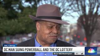 DC man suing Powerball and DC Lottery  NBC4 Washington [upl. by Ordway]