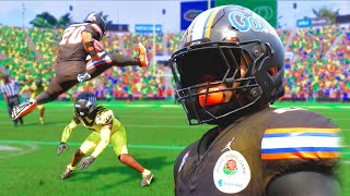 Epic Hurdle vs 1 Team in Playoffs College Football 25 Road to Glory [upl. by Onitnatsnoc]