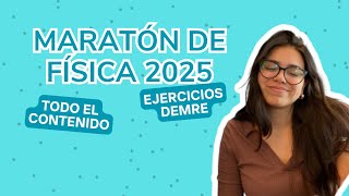 Maratón TODO el contenido de Física  Admisión 2025 [upl. by Arni]