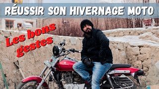 Moto 125 et gros cubes  Hivernage Quelques conseils pour bien passer lhiver [upl. by Cioban312]