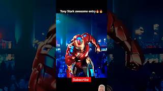 Supear entry in iron man 😱😱 trendingshorts ironman stark marvel tonystarkattitude tonystark [upl. by Drus]