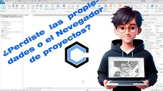 Cómo recuperar el navegador de proyectos y la paleta de propiedades en Revit [upl. by Crofton253]