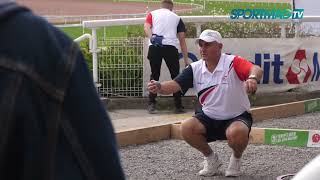 Europétanque  Michel Loy rayonne en bleublancrouge [upl. by Adnic303]