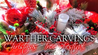 Warthers Christmas Tree Festival 2019 WARTHERS CARVINGS MUSEUM in Dover Ohio [upl. by Nryhtak]