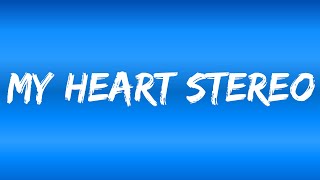 Gym Class Heroes  My heart stereo Stereo Hearts Lyrics Ft Adam Levine [upl. by Bertie]