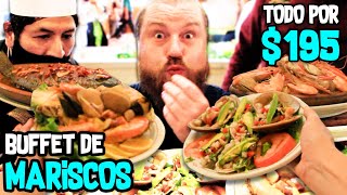 TODOS los MARISCOS que PUEDAS COMER por 195 MXN Buffet ilimitado 📌 CDMX WeroWeroTV [upl. by Audly890]