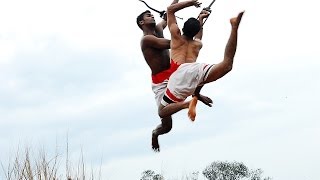 kalaripayattu training documentarykalaripayattu fight techniquesVarma Kalaikalari basic exercis [upl. by Enelrats]