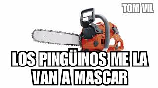 Los pingüinos me la van a mascar Motosierra IA [upl. by Ahsaele359]