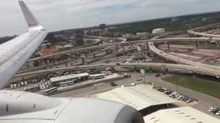 Hard Touchdown American Airlines 737 Landing in San Antonio [upl. by Notreb]