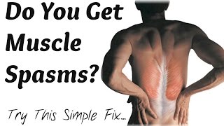 How To Get Rid Of Muscle Spasms simple electrolyte trick [upl. by Meras]