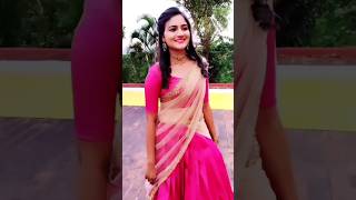 Ranjini raghavan hot saree photoshoot  hot navel video [upl. by Madalyn252]